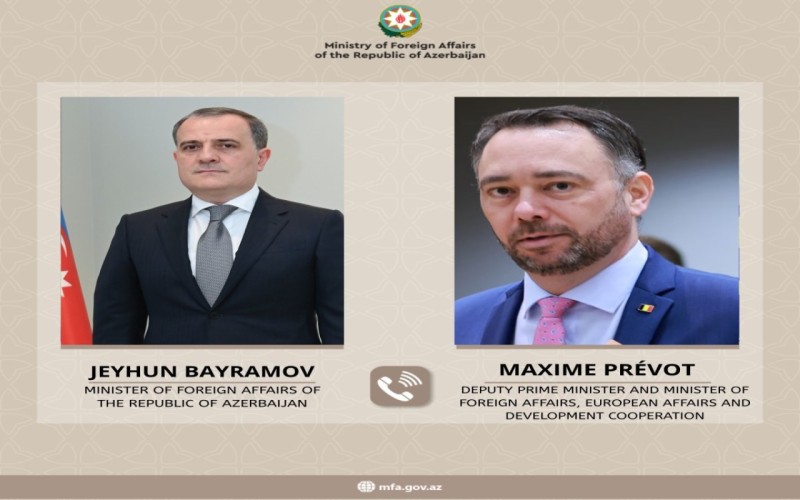 Ceyhun Bayramov belçikalı həmkarı ilə müzakirə apardı