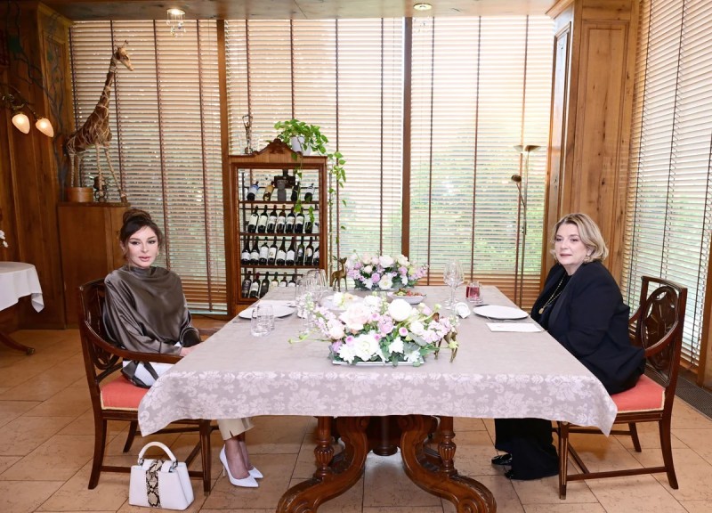 Tbilisidə Mehriban Əliyevanın şərəfinə lanç verilib - FOTOLAR