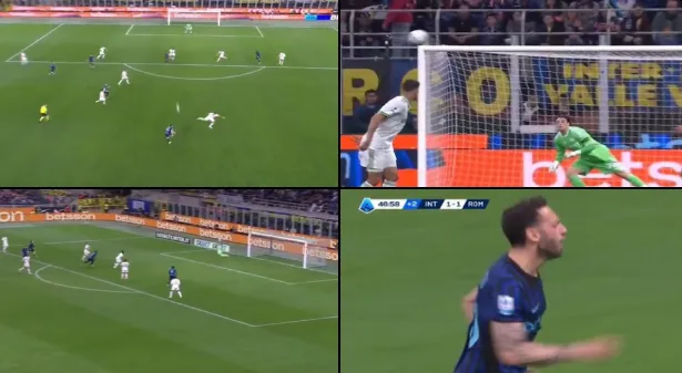 Çalhanoğlu raket qolla İnteri hesabda önə keçirdi - VİDEO