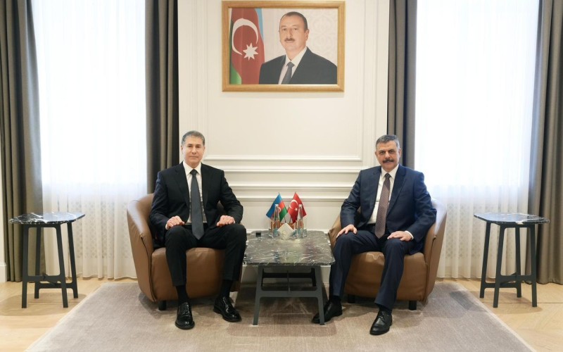 Vilayət Eyvazov türkiyəli həmkarı ilə görüşüb - FOTOLAR