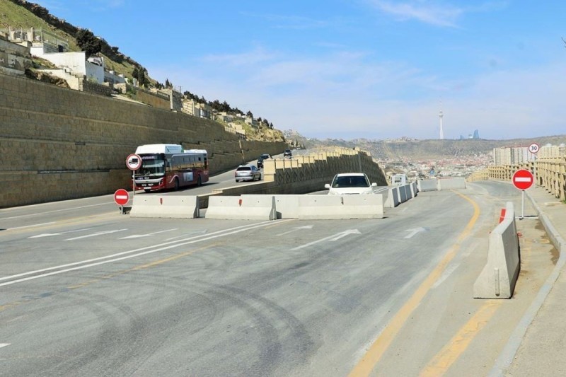 Bibiheybət yolunda bərpa işlərinə başlanıldı