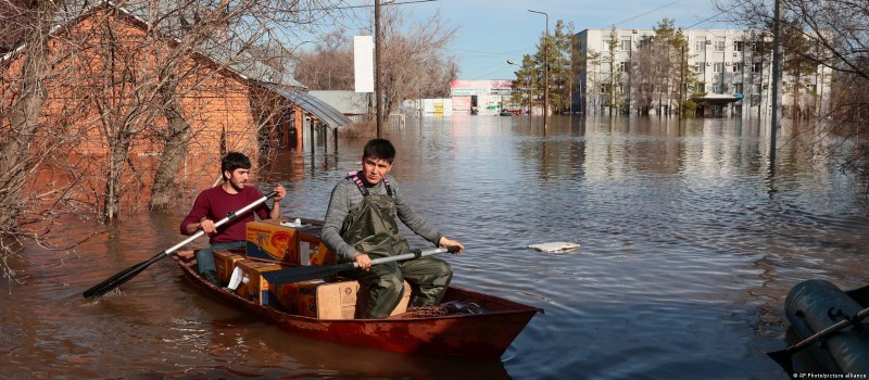Çay daşdı: 25 ev su altında qaldı