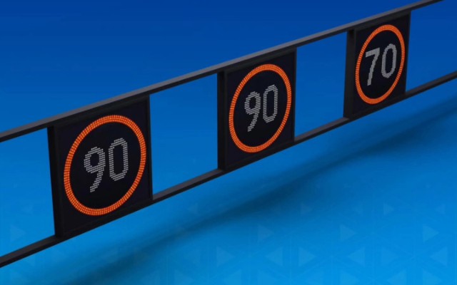 Bu yolda sürət həddi endirildi