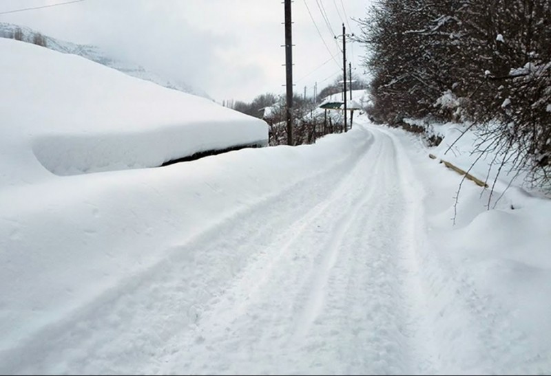 Naxçıvanda qarın qalınlığı 88 sm-ə çatdı