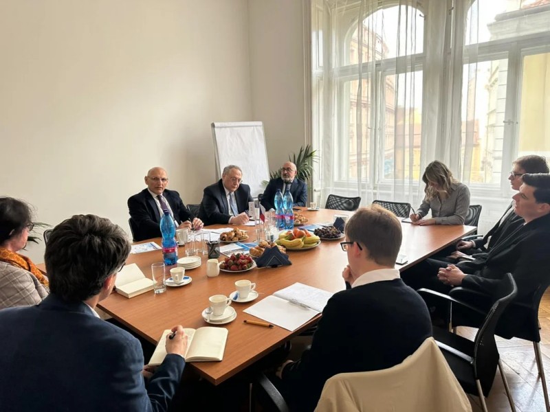 Elçin Əmirbəyov Çexiya rəsmiləri ilə görüşdü - FOTOLAR