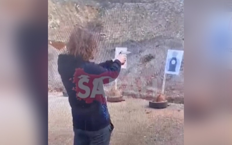 10 nəfəri öldürən məktəblinin poliqondakı görüntüləri - VİDEO