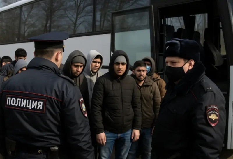 Rusiya 6 minə qədər miqrantı ölkədən çıxarır