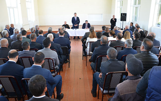 Kürdəmirin icra başçısı səyyar görüşlər keçirdi - FOTOLAR