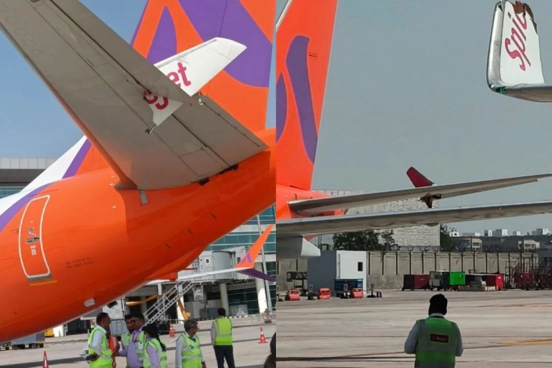 Hindistanda iki təyyarə toqquşdu