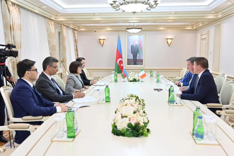 Sahibə Qafarova və Toni MakKormak Azərbaycan-Ermənistan sülh prosesini müzakirə ediblər