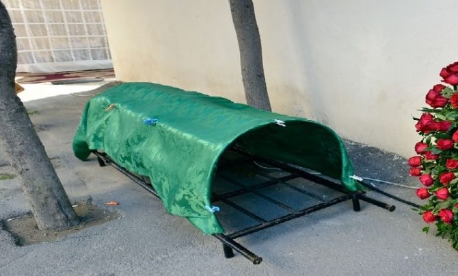 Salyanda şəhid atası vəfat etdi - FOTO