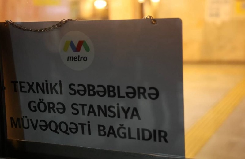 Metro niyə dayanmışdı? - SƏBƏB AÇIQLANDI