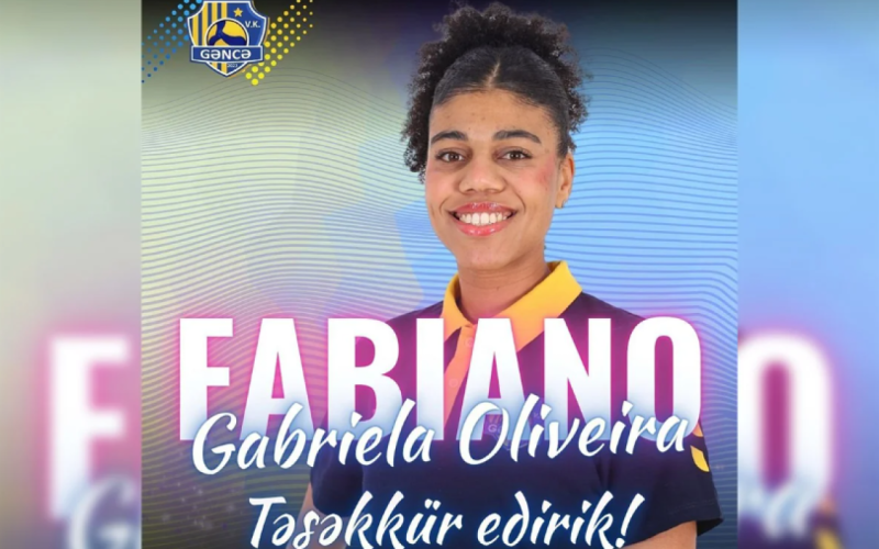 Gəncə braziliyalı voleybolçusu ilə vidalaşdı