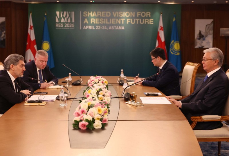 Gürcüstan və Qazaxıstan prezidentləri Orta Dəhlizi müzakirə etdilər 