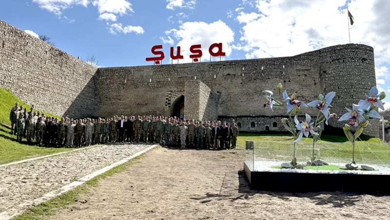 Talat Canbolat işğaldan azad edilmiş ərazilərdə olub - FOTOLAR