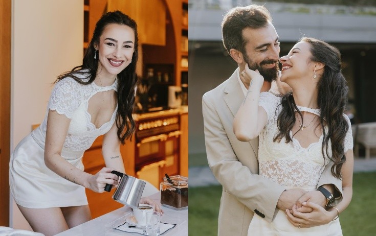 Türkiyəli aktrisa nişanlandı - FOTOLAR