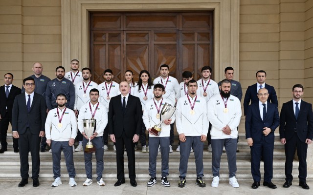 Azərbaycan güləşçiləri bir daha göstərdilər ki, Avropada birincidirlər - Prezident