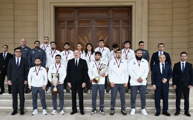 "Azərbaycan güləşçiləri bir daha göstərdilər ki, Avropada birincidirlər" - Prezident