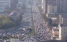 Bakıda bu yollarda sıxlıq var - SİYAHI