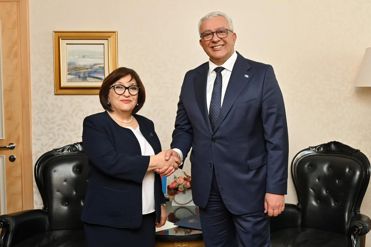 Sahibə Qafarova monteneqrolu həmkarıyla - FOTO