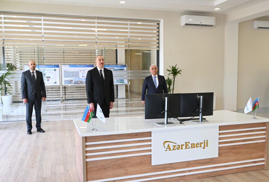 “Şəfəq” yarımstansiyasının açılışı oldu - YENİLƏNİB + FOTOLAR