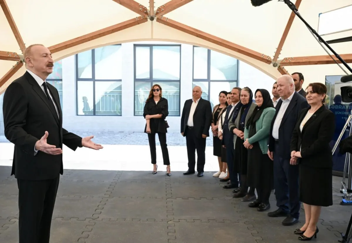 Prezident: Şükürbəyli kəndi tamamilə yenidən qurulub