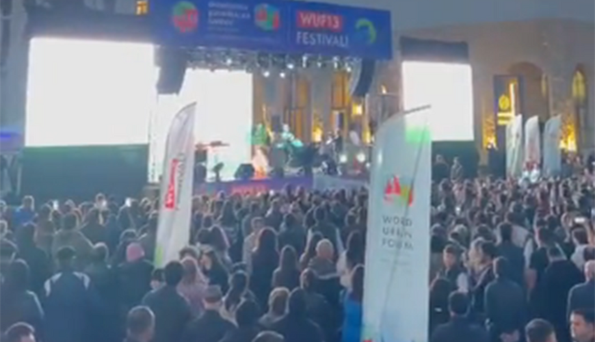 Xankəndidə keçirilən WUF13 Festivalından - Video