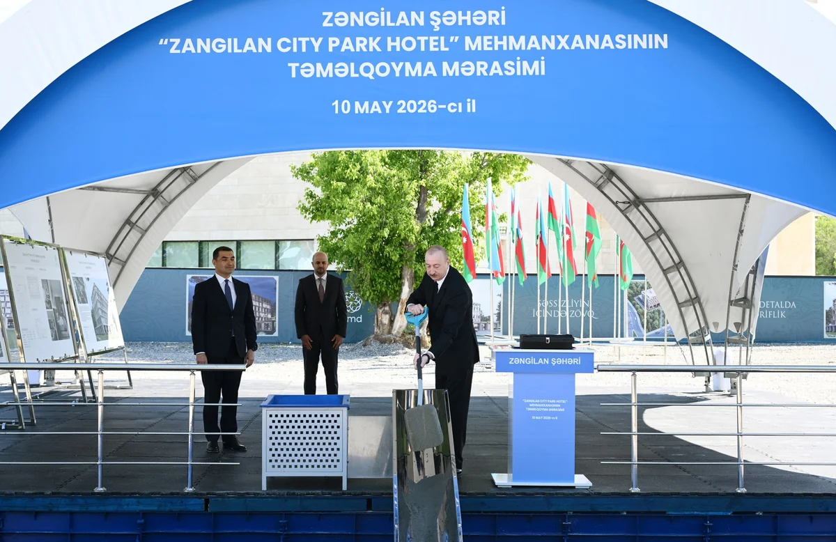 Prezident Zəngilanda - FOTOLAR