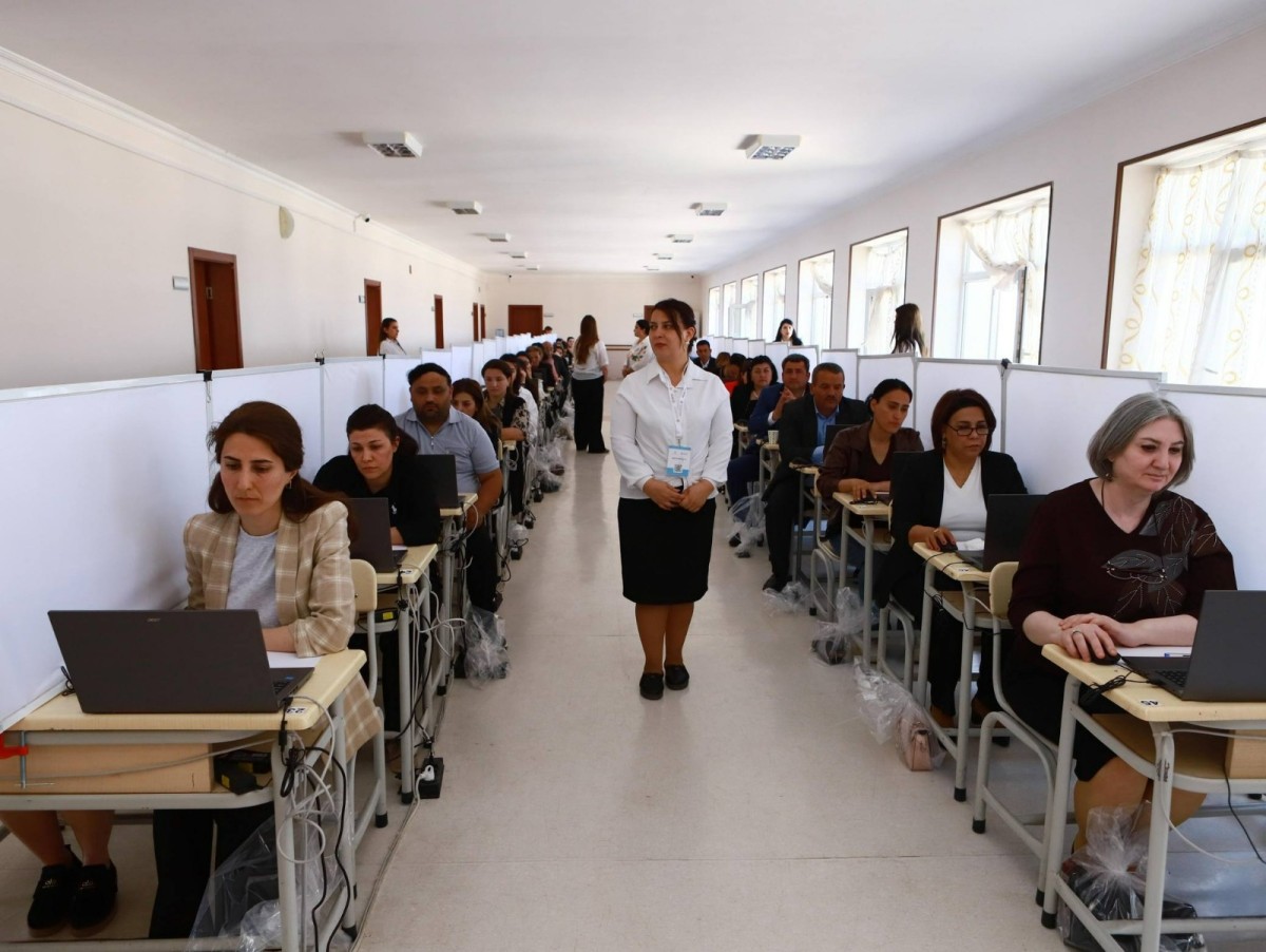 Naxçıvanda sertifikatlaşdırmanın II dövriyyəsi üzrə imtahanlar yekunlaşdı - FOTOLAR