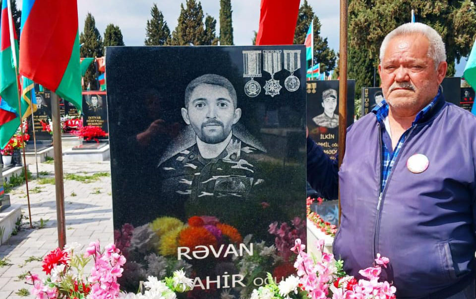 Şəhid atası vəfat etdi - Foto