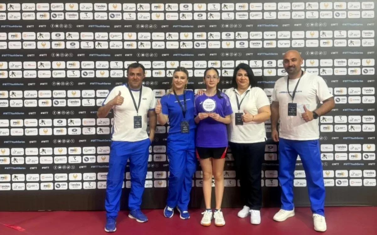 Stolüstü tennisçimiz beynəlxalq turnirin mükafatçısı oldu