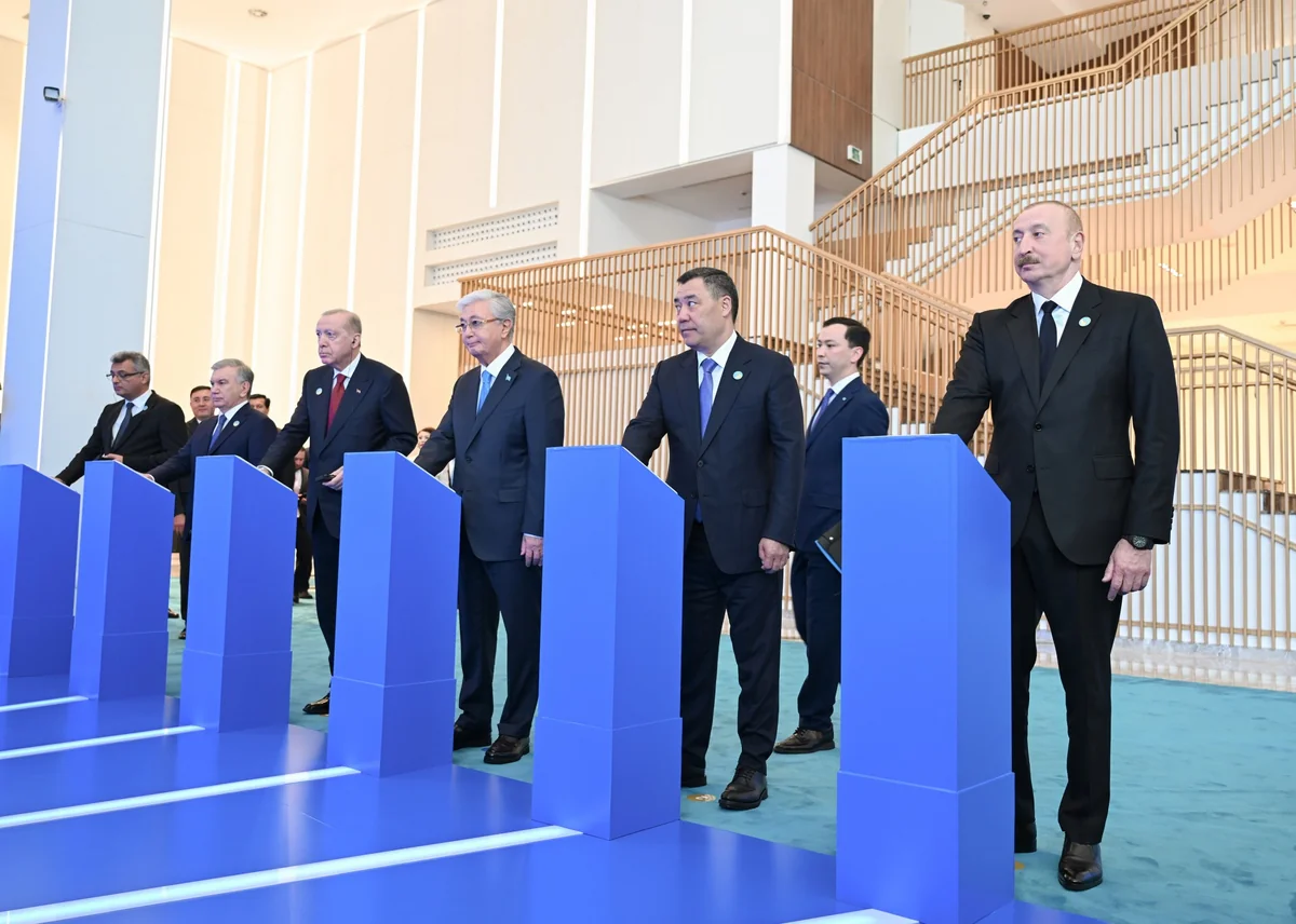 Prezident təməlqoyma mərasimində - FOTO