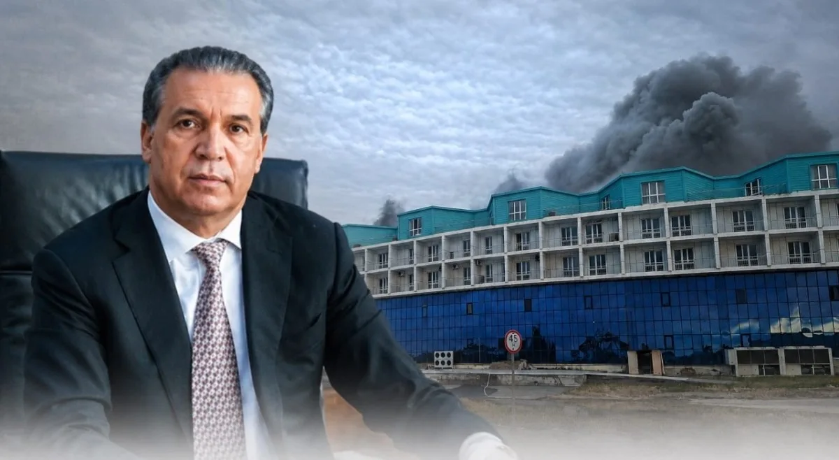 Yanan hotel bu sahibkara məxsus imiş - VİDEO + YENİLƏNİB