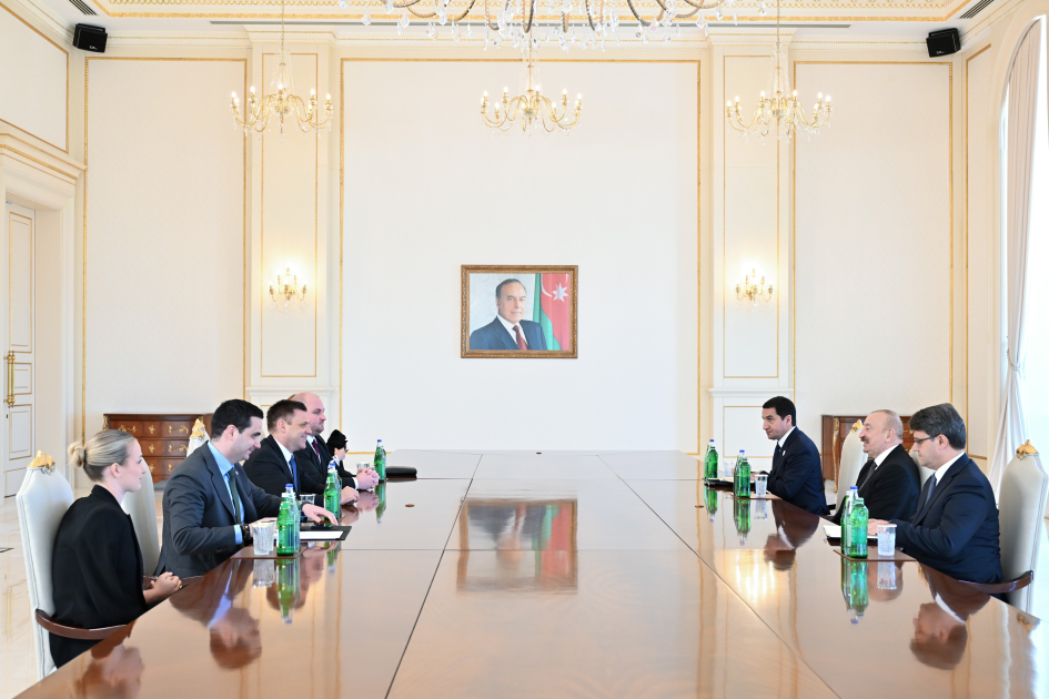 Prezident Slovakiya Baş nazirinin müavinini qəbul etdi - FOTOLAR