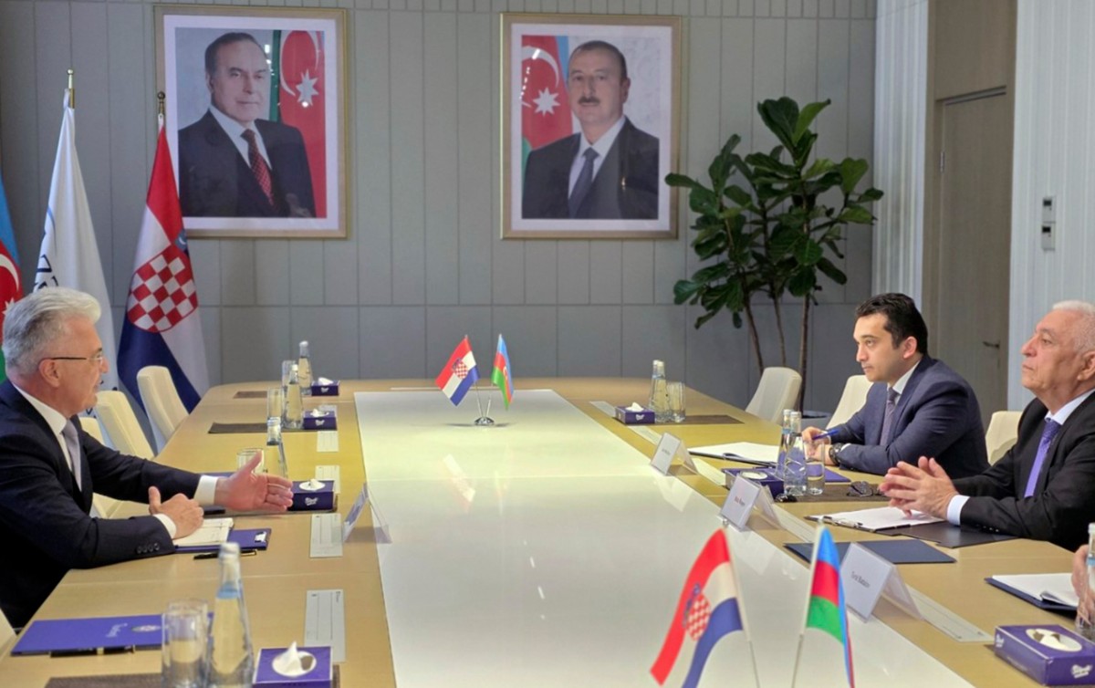 AzərEnerji” sədri ilə Xorvatiya səfirinin görüşü olub