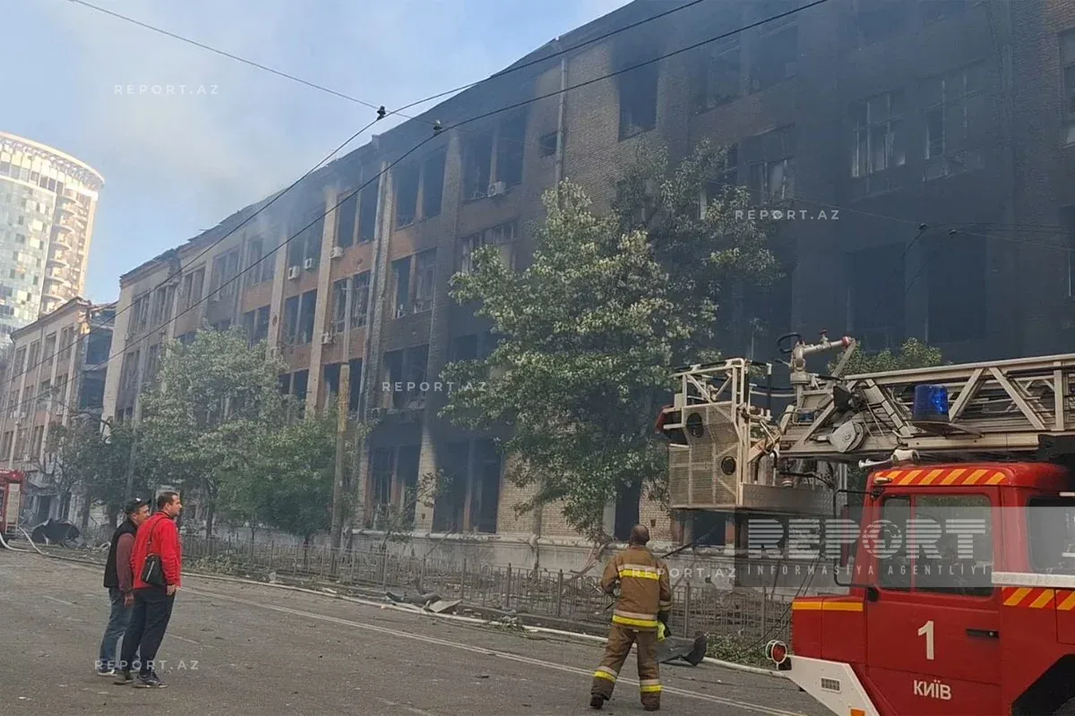 Kiyevə hücum zamanı səfirliyimizə zərər dəydi