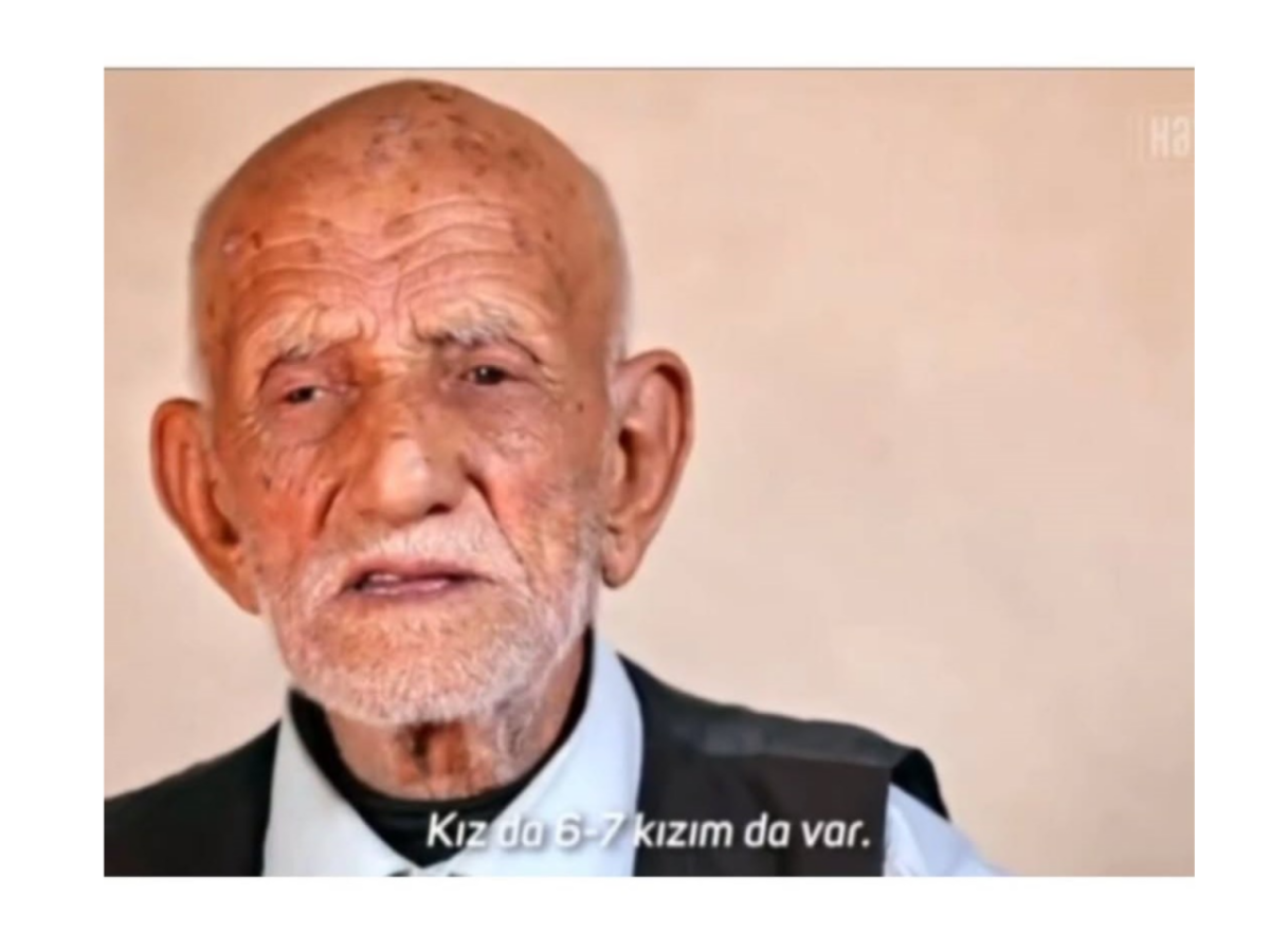136 yaşındadır, 27 oğlu, 7 qızı və 500-dən çox nəvəsi VAR - VİDEO