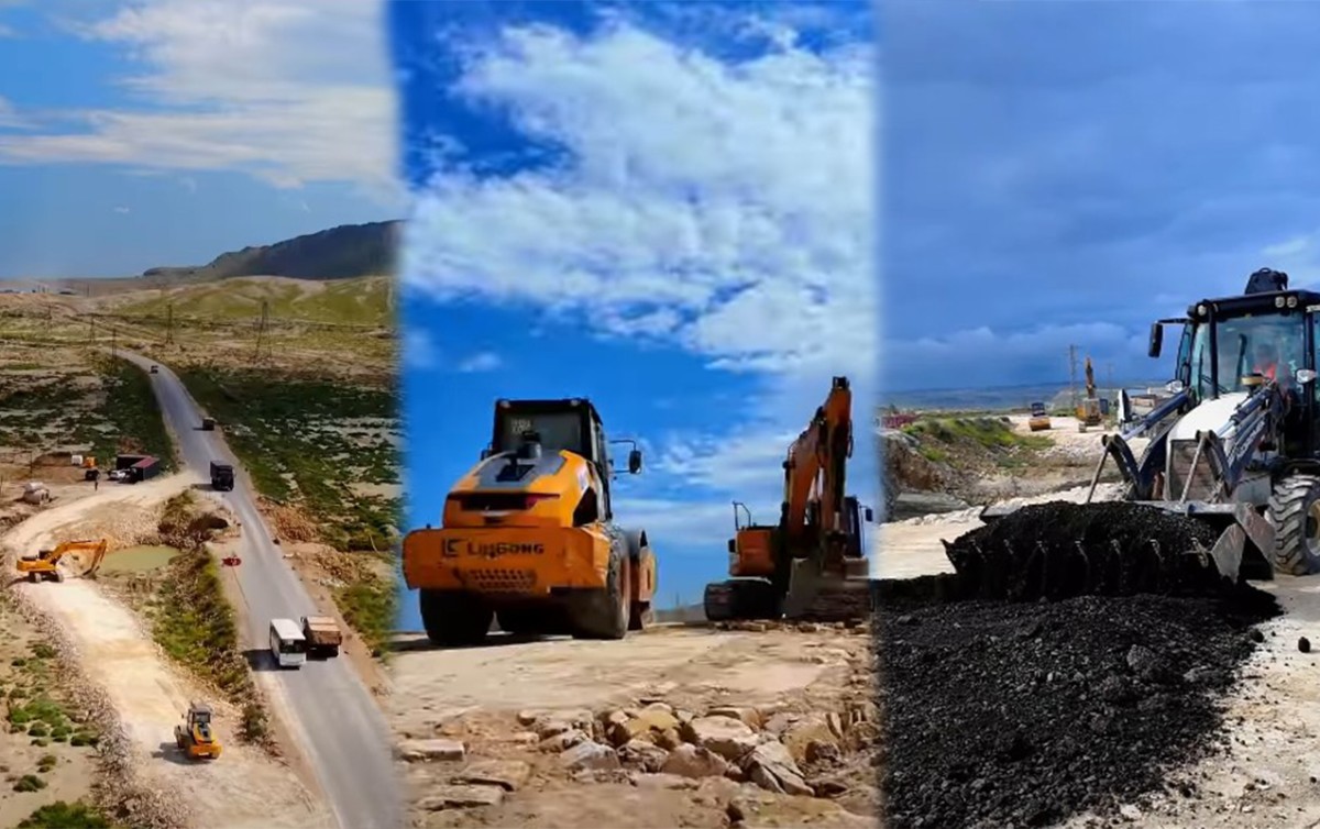 Bu ərazidə müvəqqəti alternativ yol salınır - VİDEO