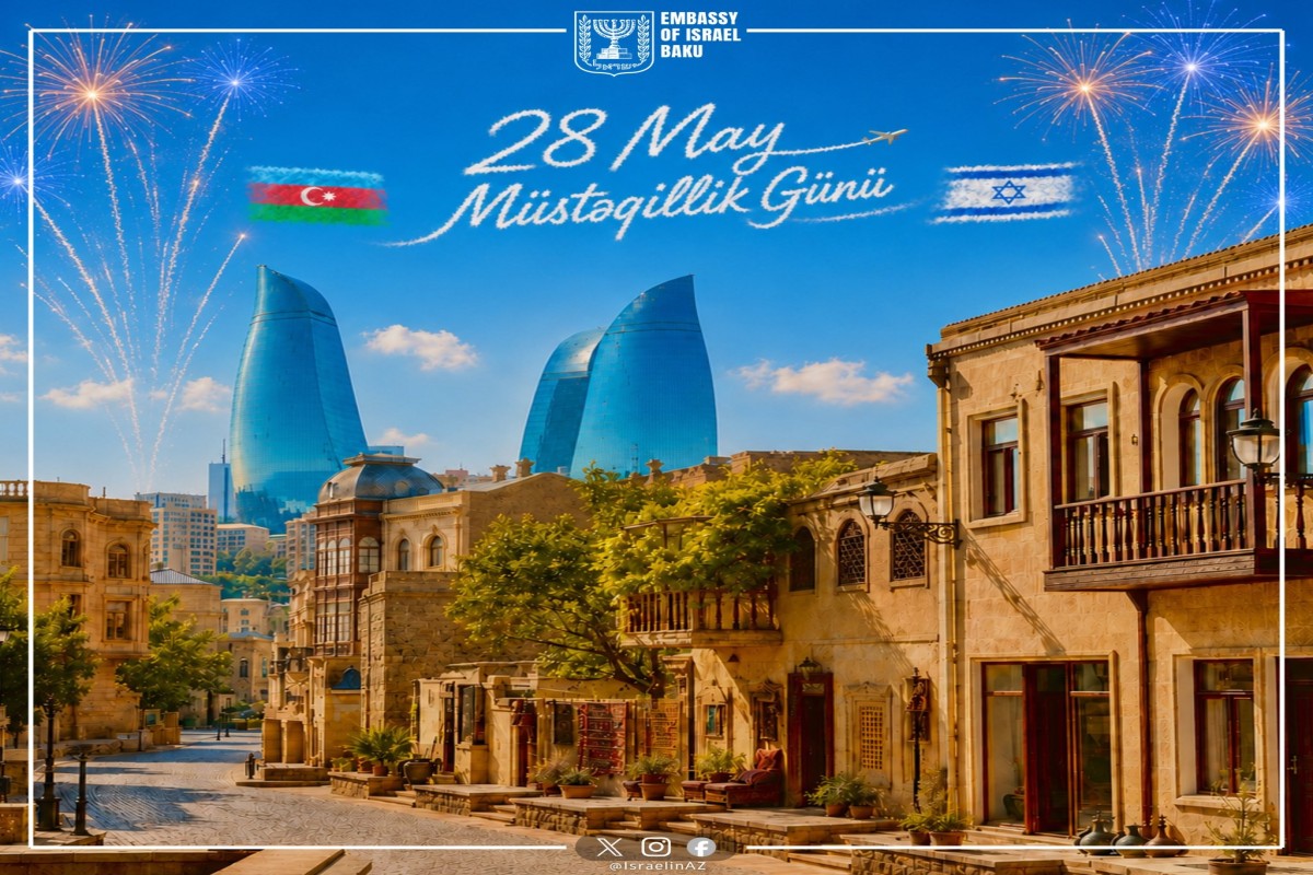 İsrail səfirliyi Azərbaycanı təbrik edib