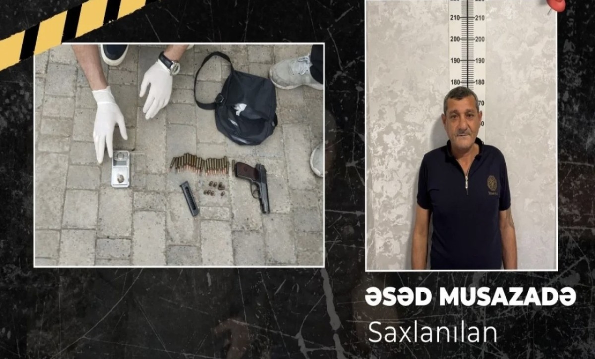 Qobustanda “Makarov” gəzdirən şəxs həbs edildi 