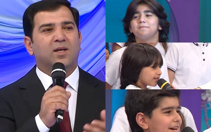 Babək Niftəliyev efirə oğulları ilə çıxdı