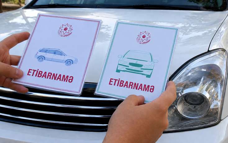 Etibarnamə ilə maşın sürənlərin nəzərinə!