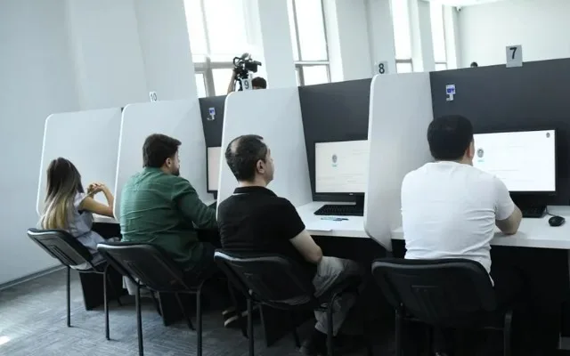 Bu şəxslər üçün test imtahanı keçirildi
