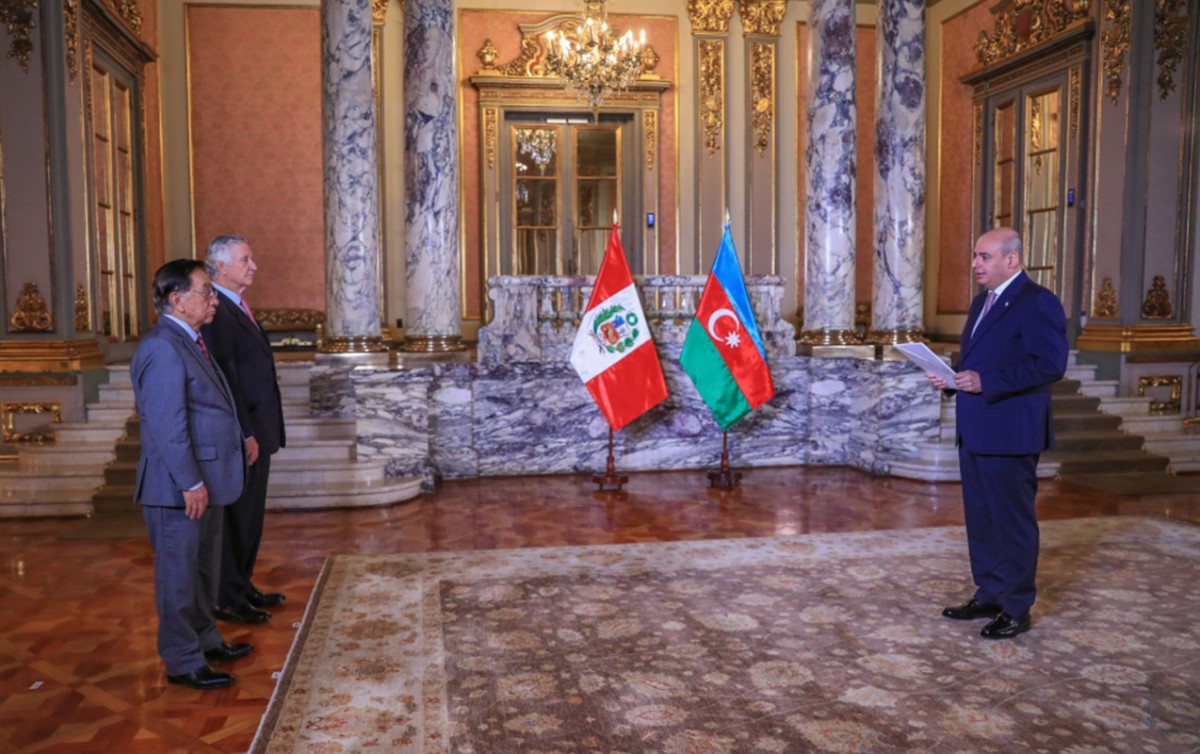 Peru Prezidenti səfirimizi qəbul etdi - FOTOLAR