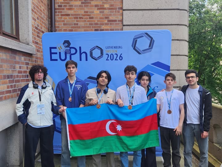 Şagirdlərimiz Avropa Fizika Olimpiadasında 4 bürünc medal qazandılar