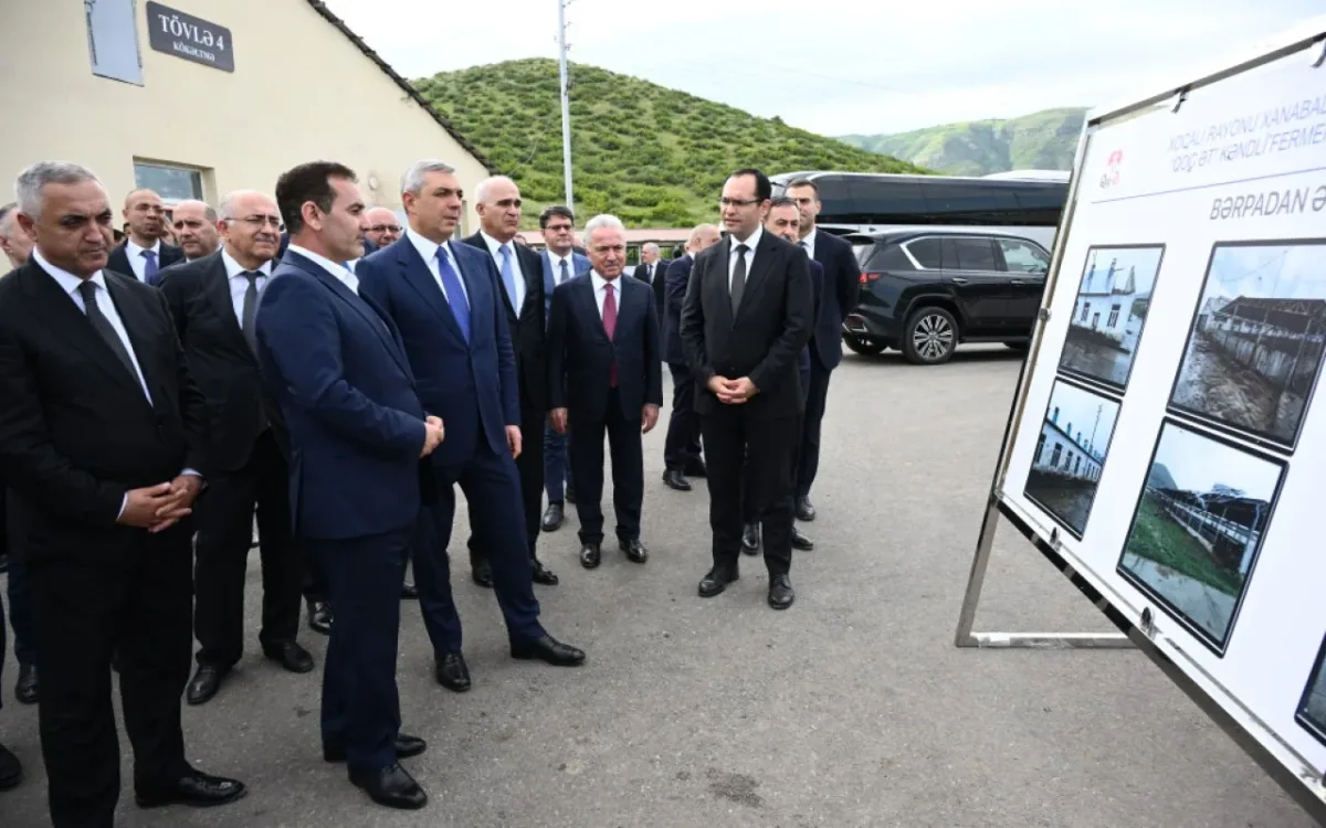 Xocalıda “Qoç Ət”in heyvandarlıq kompleksi ilə tanışlıq olub - FOTOLAR