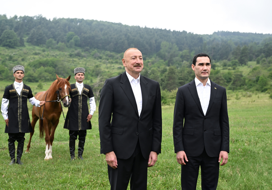 Prezident Berdiməhəmmədovun səfəri ilə bağlı paylaşım etdi - VİDEO
