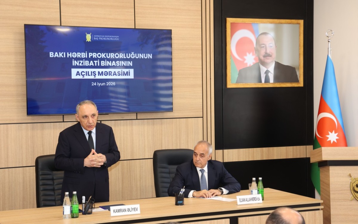 Bakı Hərbi Prokurorluğunun inzibati binasının açılışı oldu 