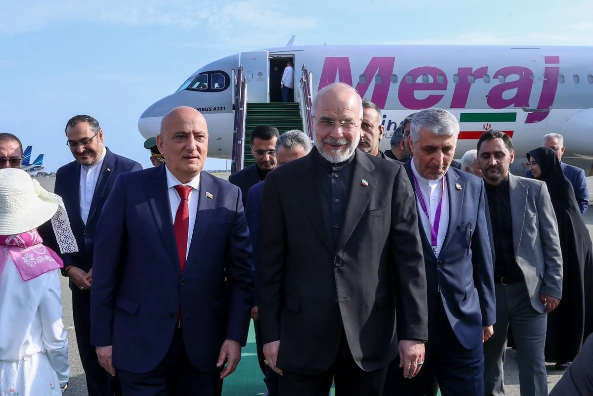 Qalibaf Azərbaycana gəldi - FOTOLAR
