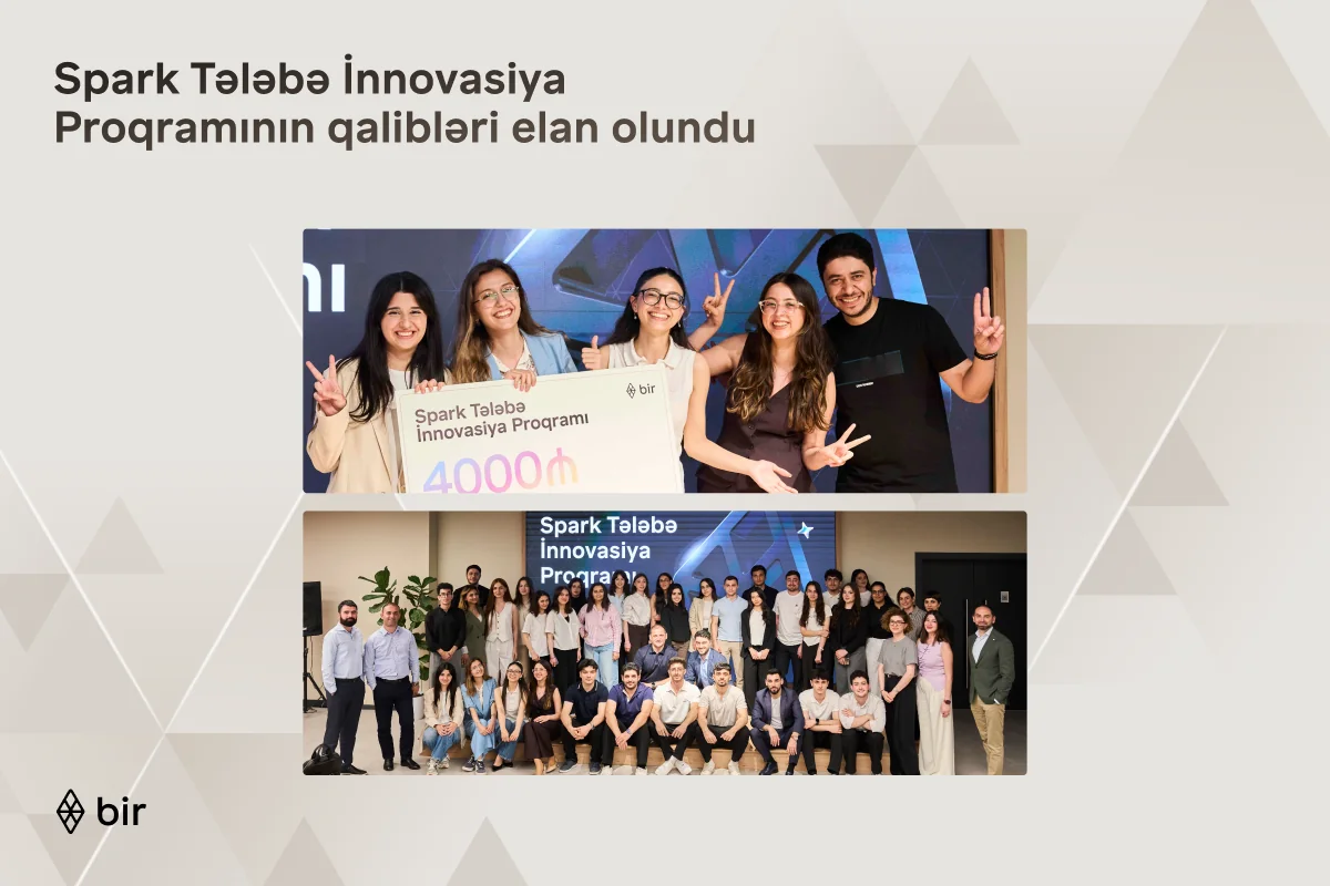 Bir ekosistemi Spark Tələbə İnnovasiya Proqramının qaliblərini elan etdi